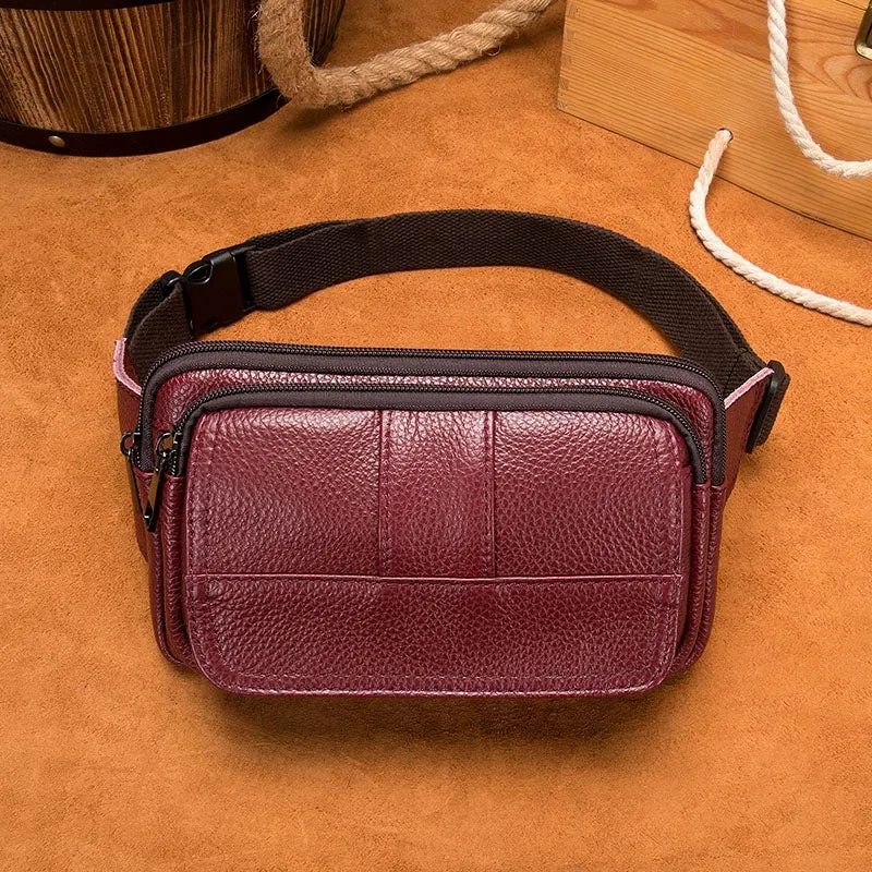 Women's Leather Fanny Pack