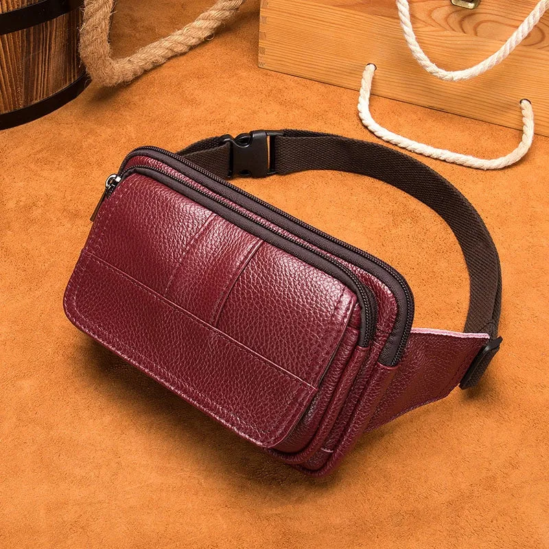 Women's Leather Fanny Pack