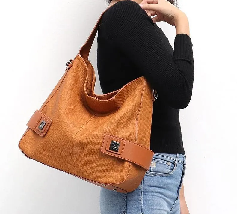 Women's Soft Cruelty Free Vegan Leather Medium Hobo Handbag