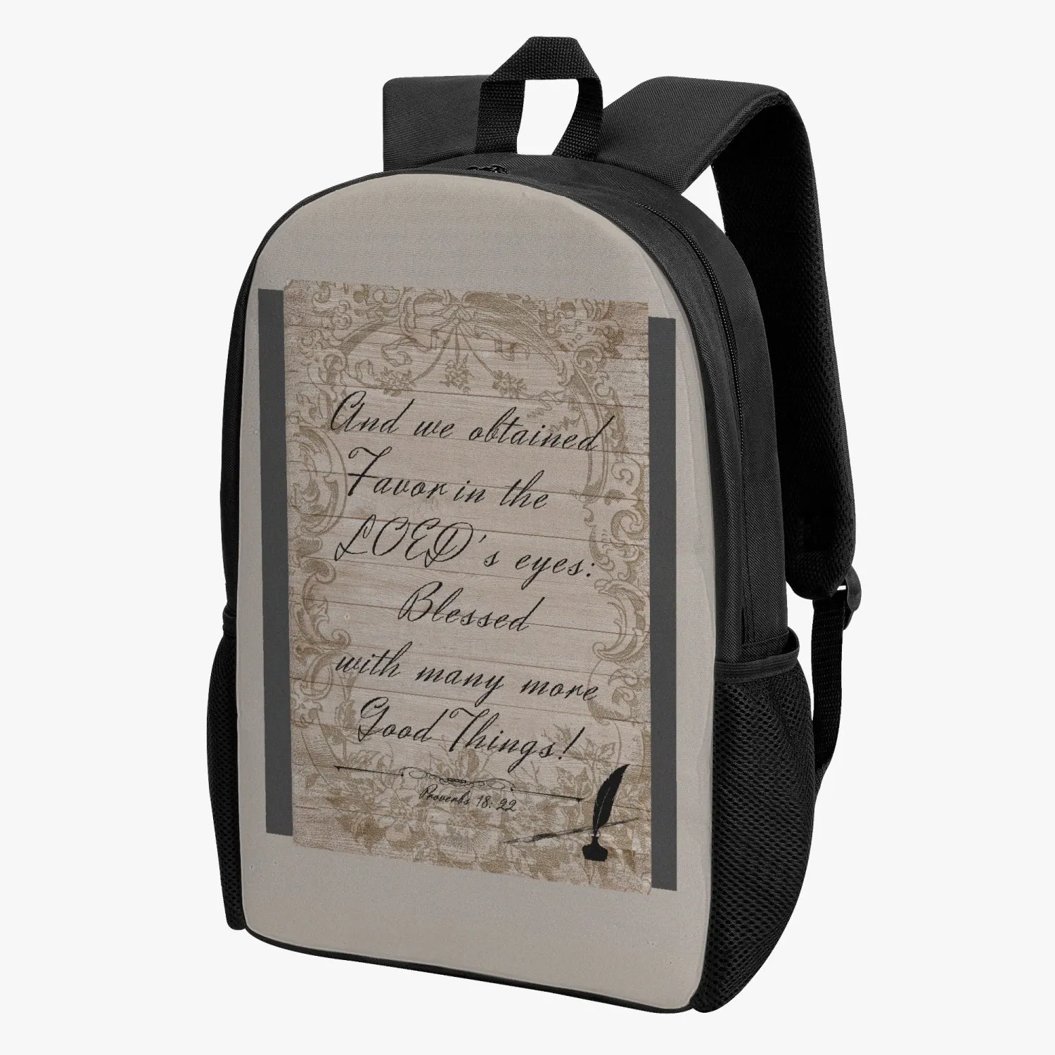 Youth's Proverbs 18:22 Vitage Matching Backpack